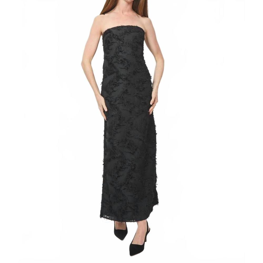 NEW SAMSOE salazio maxi dress in black
